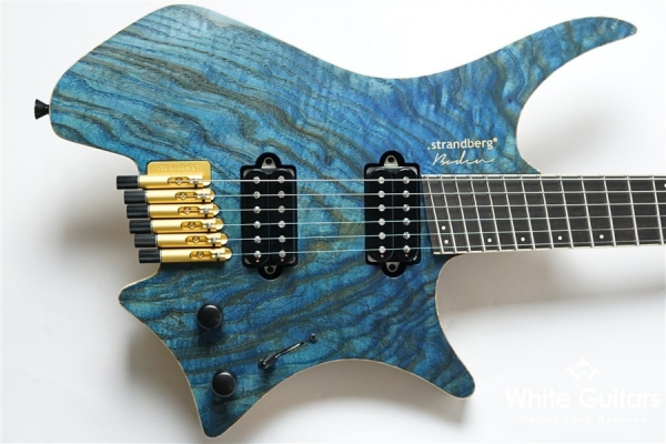 Boden J6 Standard Olive Ash Burl/SwampAsh - Blue Fade Open Pore Matt